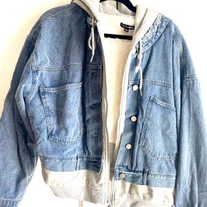 Jean hoodie jacket ✨